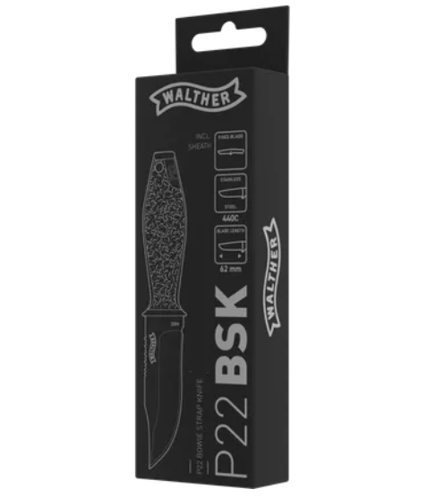 Walther P22 Messer BSK Bowie Strap Knife