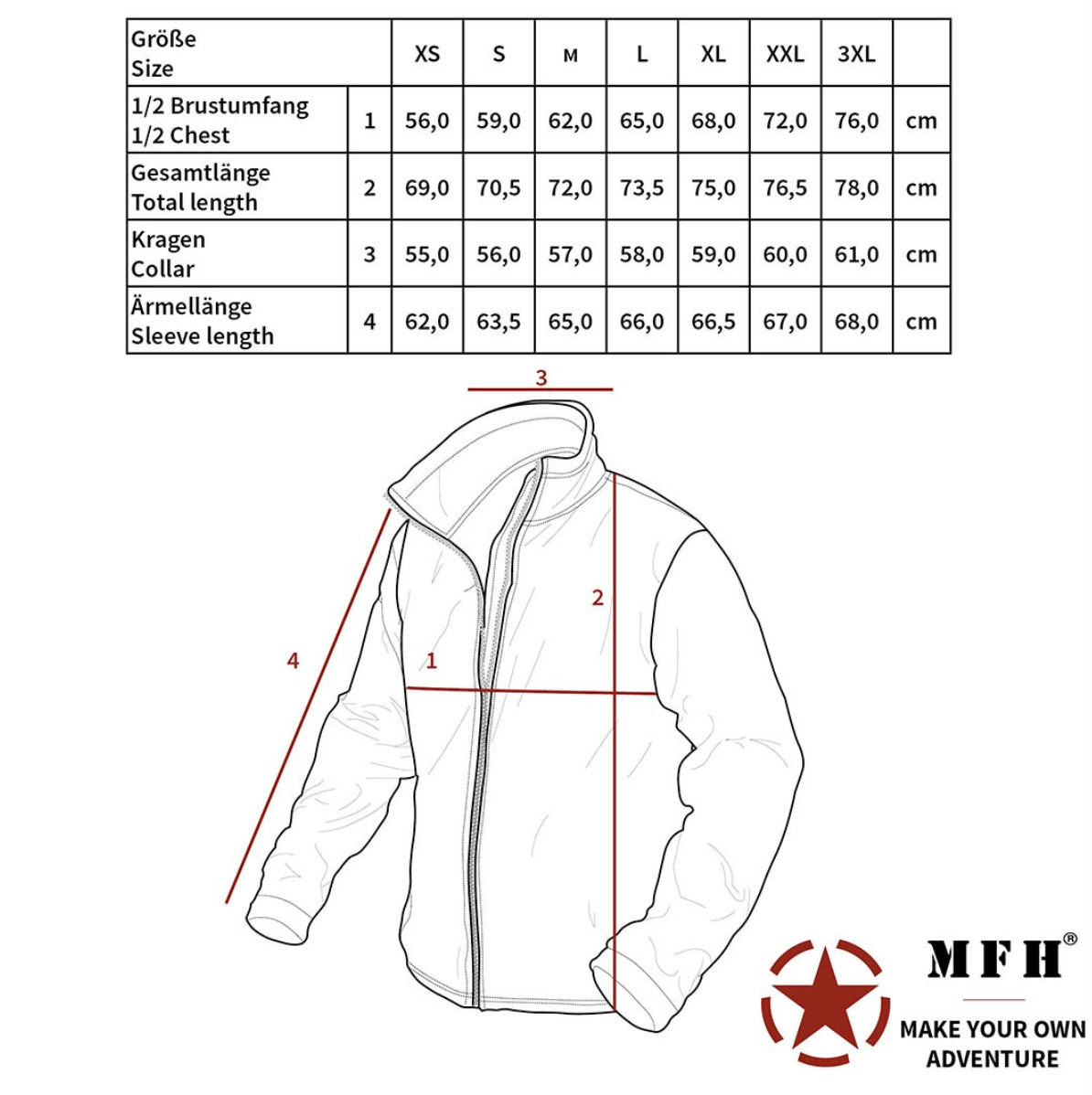 Fleece- Weste