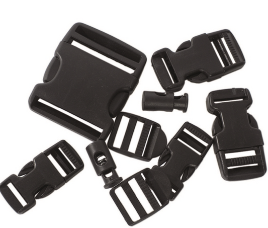 BUCKLE SET 9-TLG.SCHWARZ