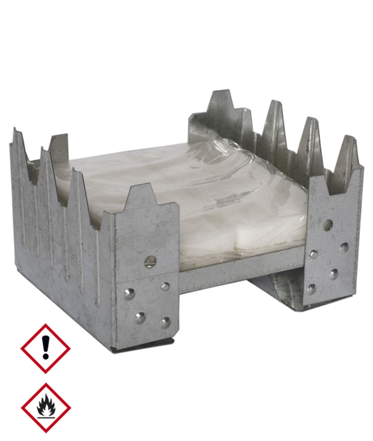 NATO Klappkocher aus Stahl mit Brennstoff (Medium / Large)