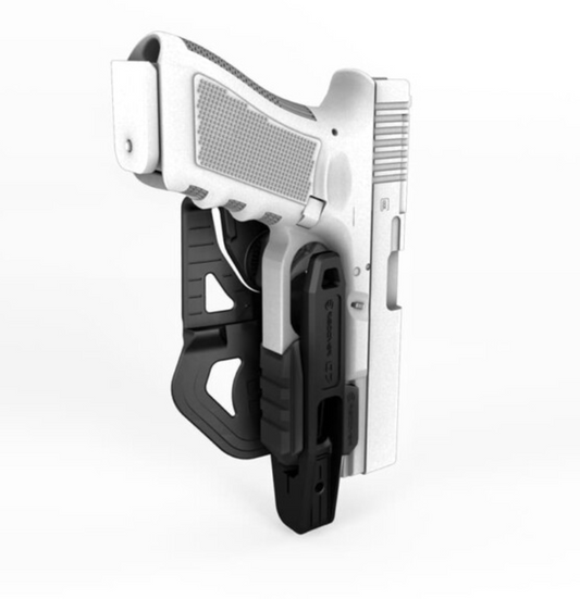 Recover G7 OWB Holster for double stack Glock 9mm/SW40/357 pistols integral rail