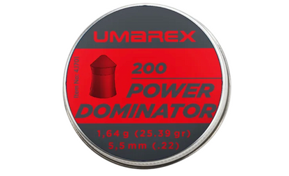 Umarex Power Dominator Diabolos 5,5 mm (.22), Spitzkopf, 1,64 g, 200 St., Dose