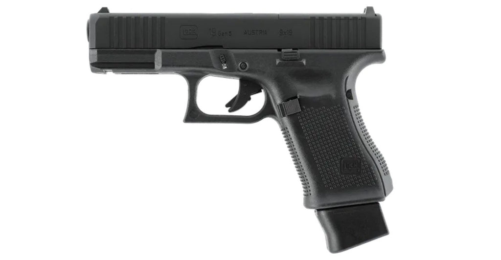 GLOCK 19 Gen5 MOS 4,5 mm (.177) BB, CO₂, < 2,0 J