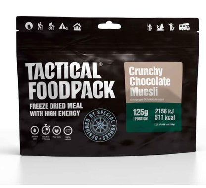 Tactical Foodpack, Crunchy Chocolate Muesli, 125 g