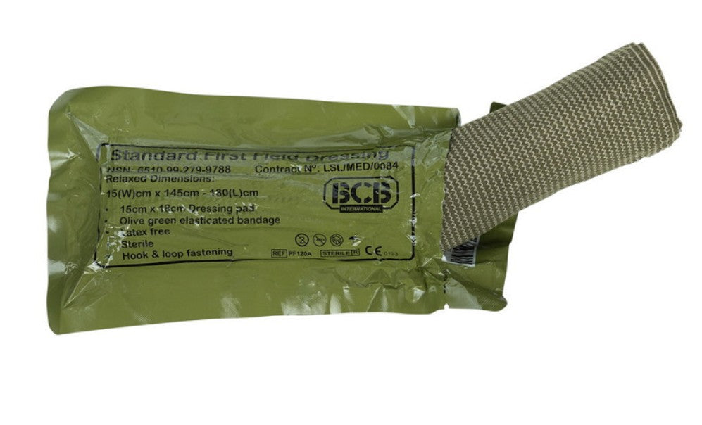 BCB Combat first field dressing standaard PF120A