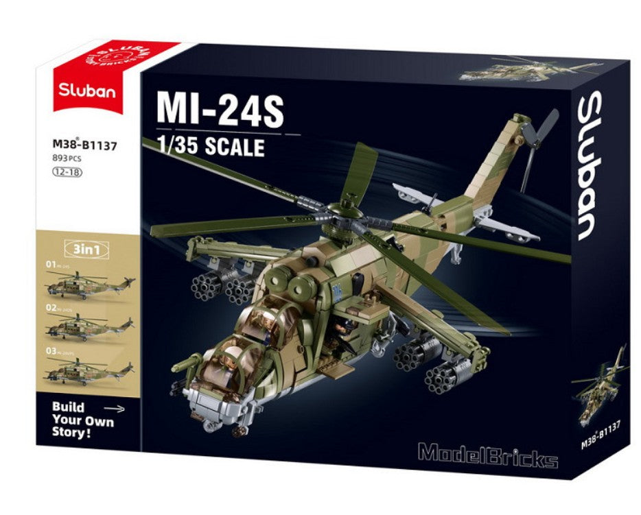 Sluban MI-24S Kampfhurbschrauber M38-B1137 #16072