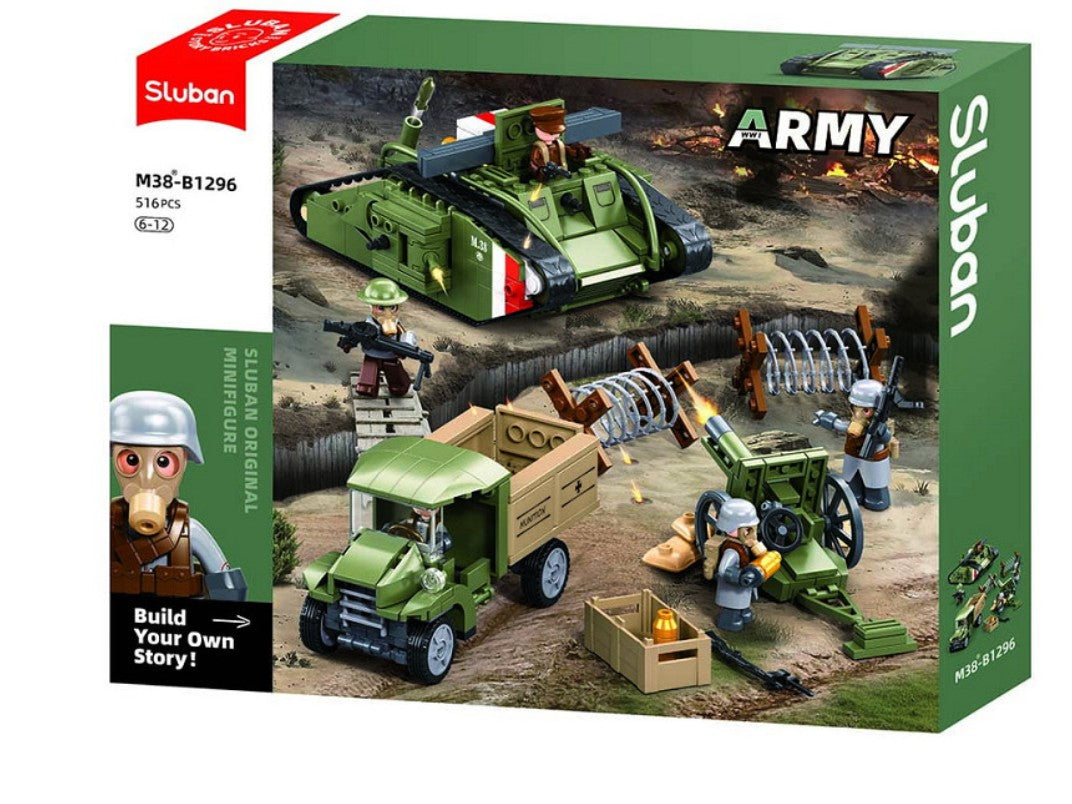 Sluban Army Brit.assault tank WWI - Mark Vs M38-B1296 413361