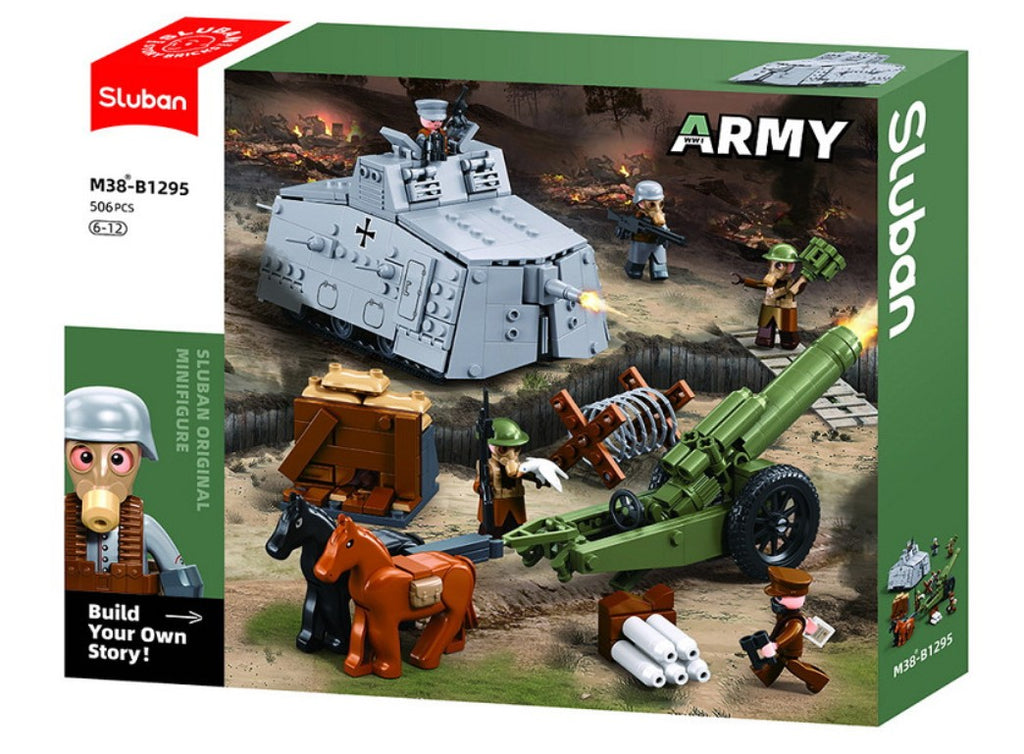 Sluban Army Deut.Attack Tank WWI - 47Vs M38-B1295