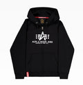 Alpha Industries Basic Big Logo Zip Hoodie black