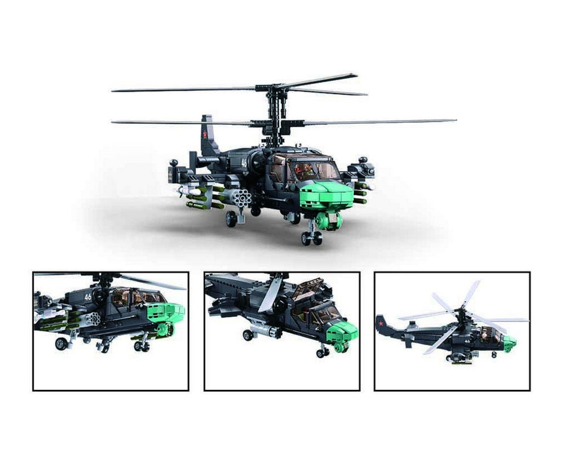 Sluban KA-52S Kanonenboot kampfhubschrauber M38-B1138