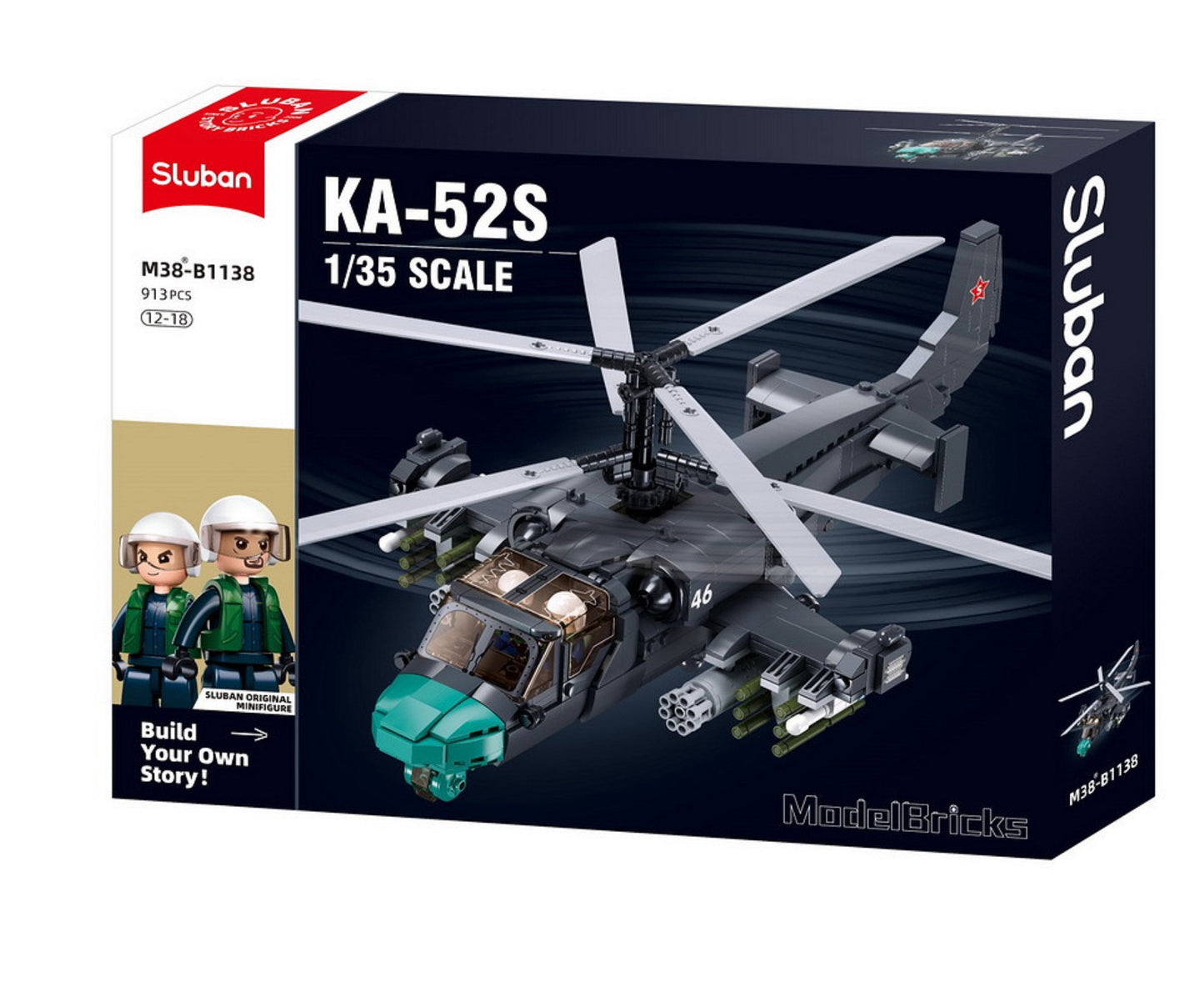 Sluban KA-52S Kanonenboot kampfhubschrauber M38-B1138