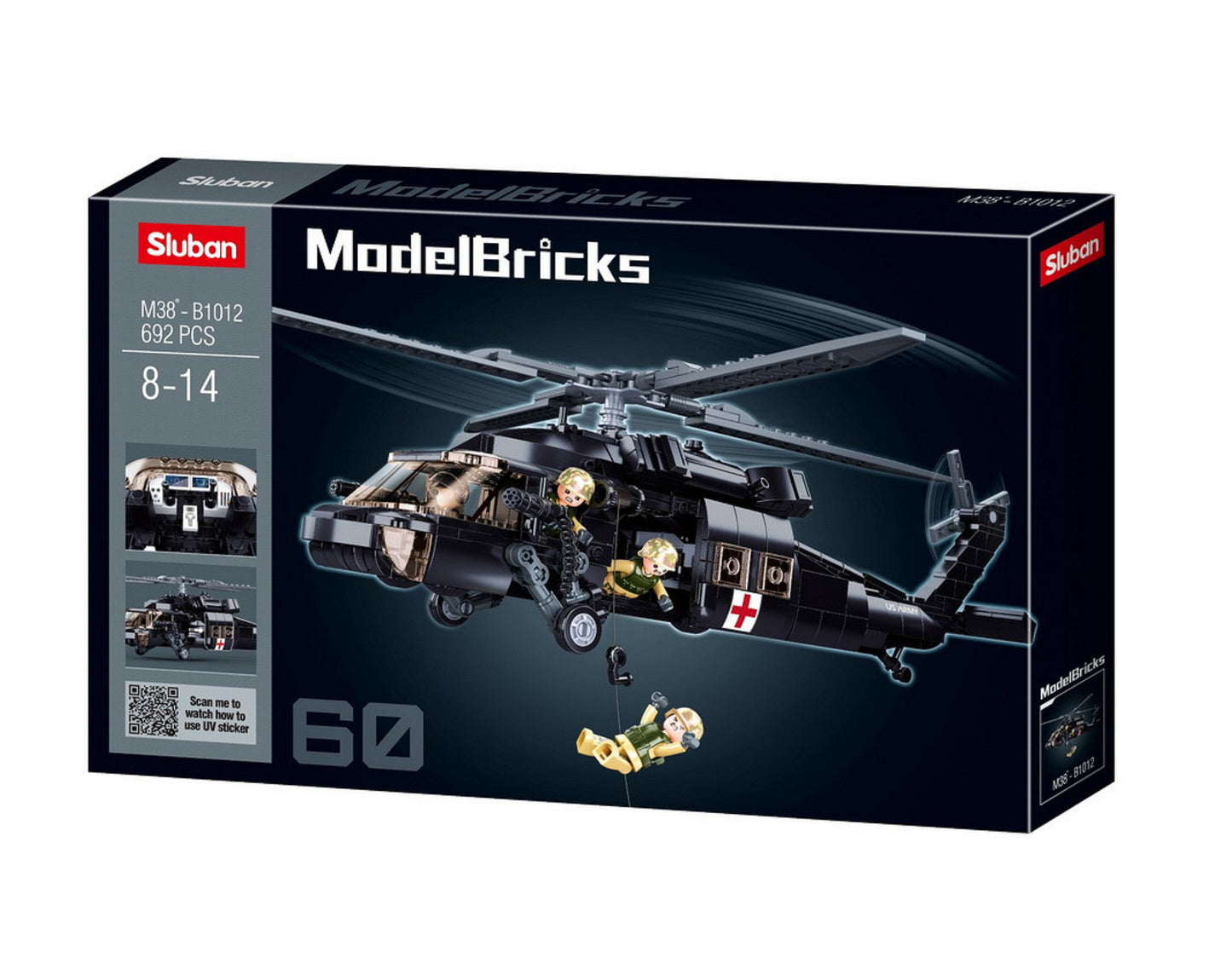 Sluban US medical Army helicopter M38-B1012