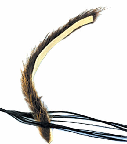 Saitendämpfer mit weißer Feder