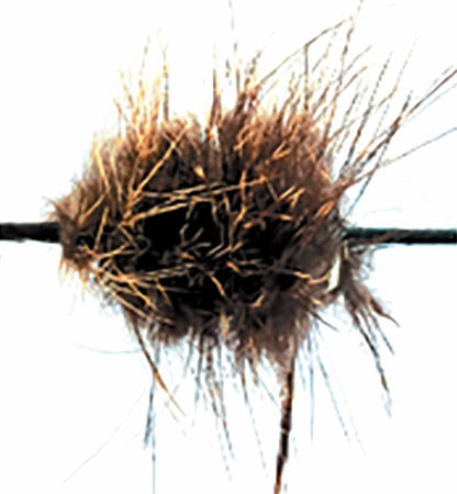 Saitendämpfer mit weißer Feder