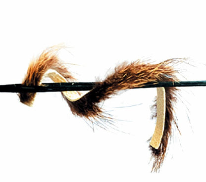 Saitendämpfer mit weißer Feder