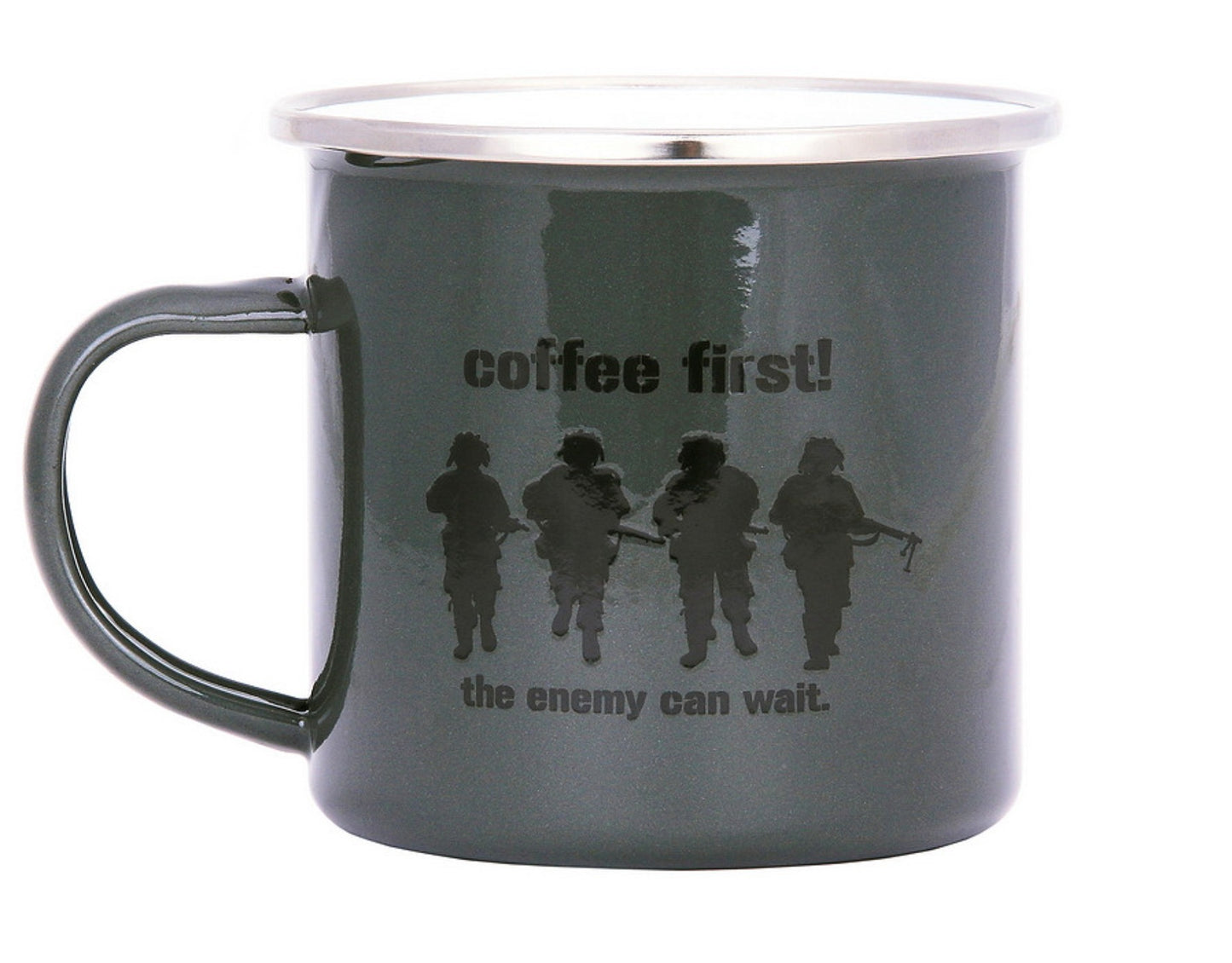 Becher emailliert Coffee First 300ml