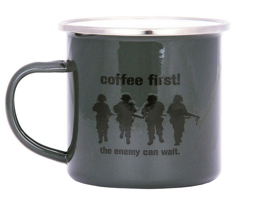 Becher emailliert Coffee First 300ml