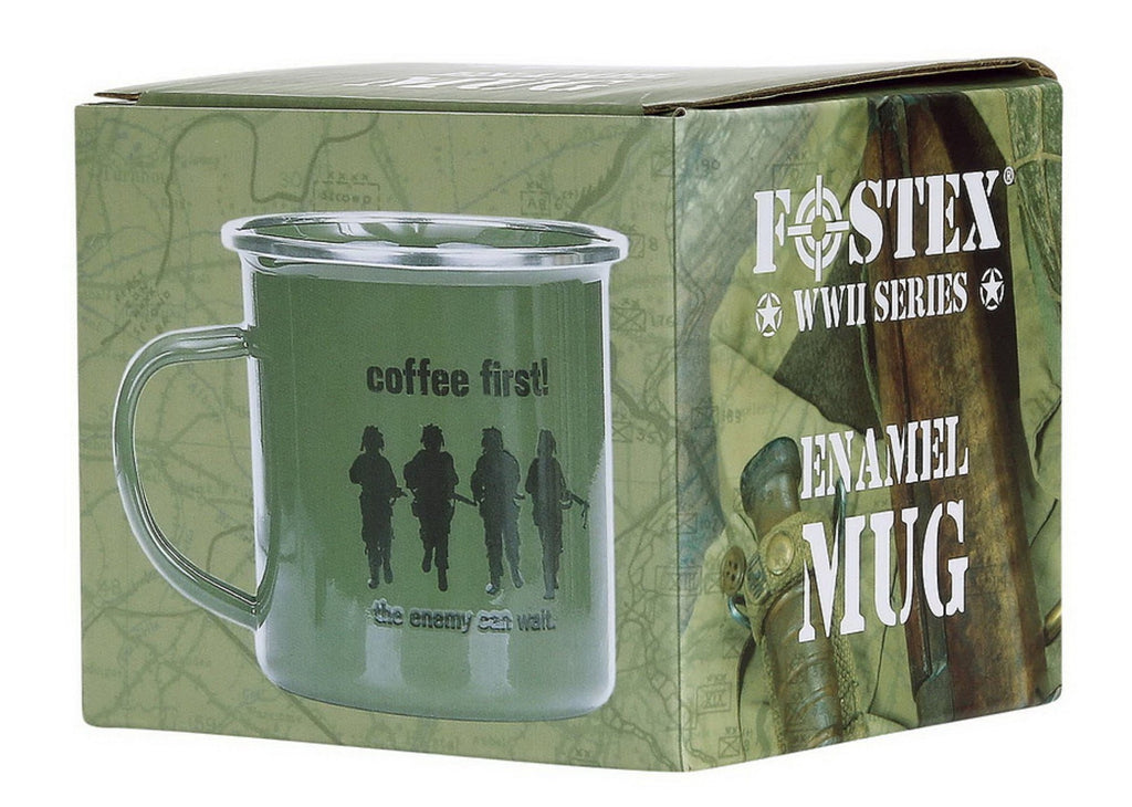 Becher emailliert Coffee First 300ml
