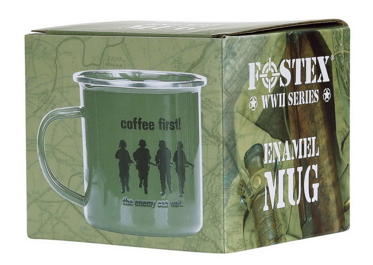 Becher emailliert Coffee First 300ml