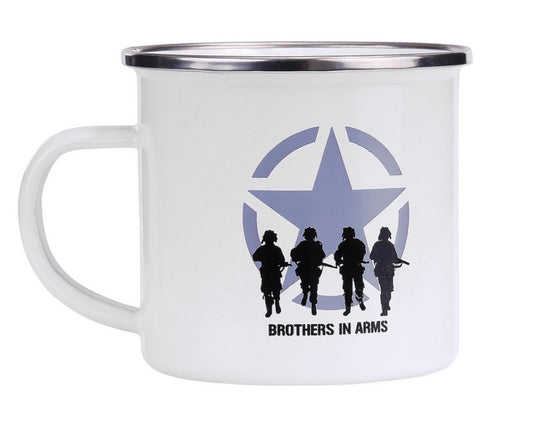 Becher emailliert Brothers in Arms 300ml