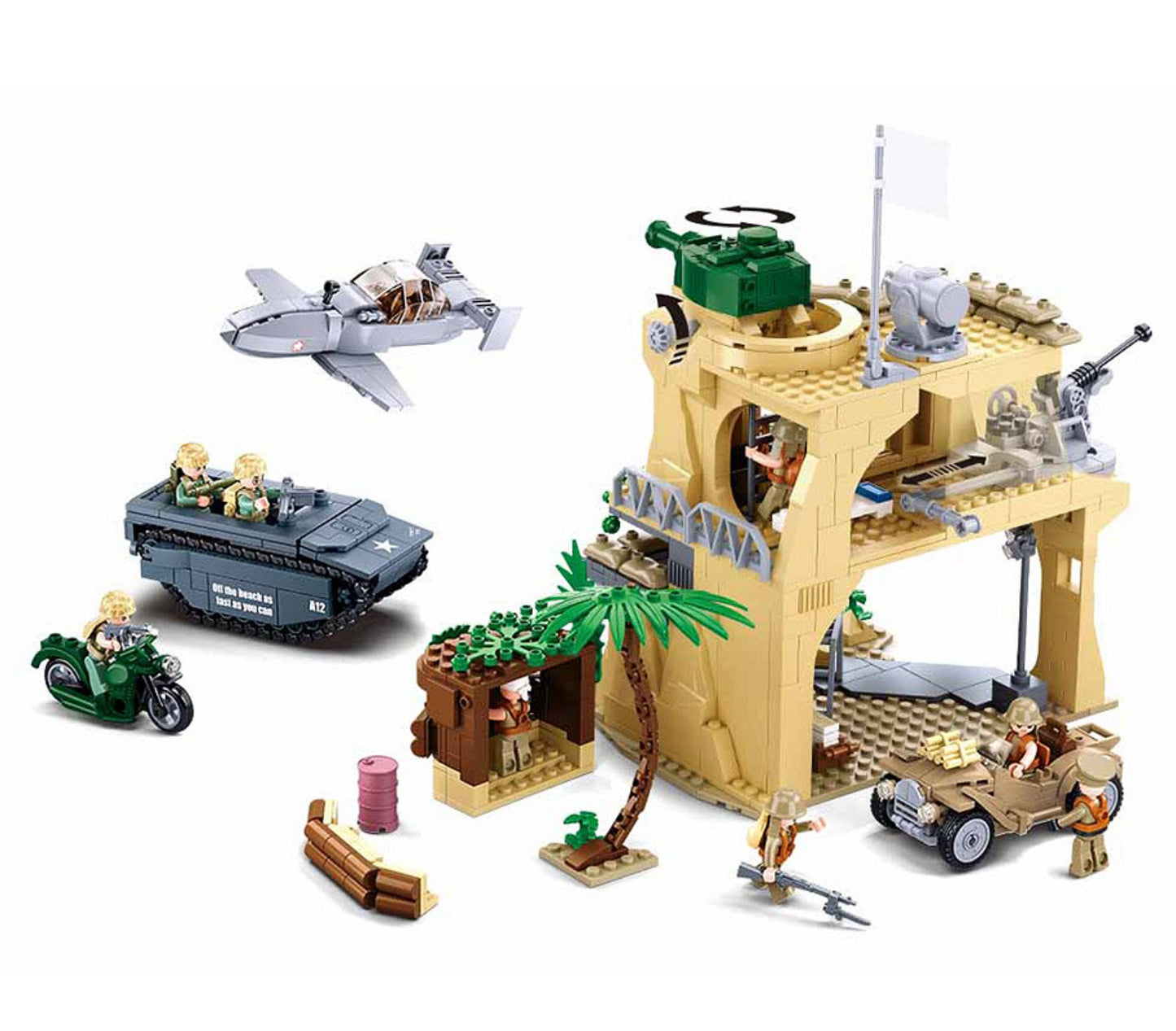 Sluban WWII Battle of Iwo Jima M38-B1111