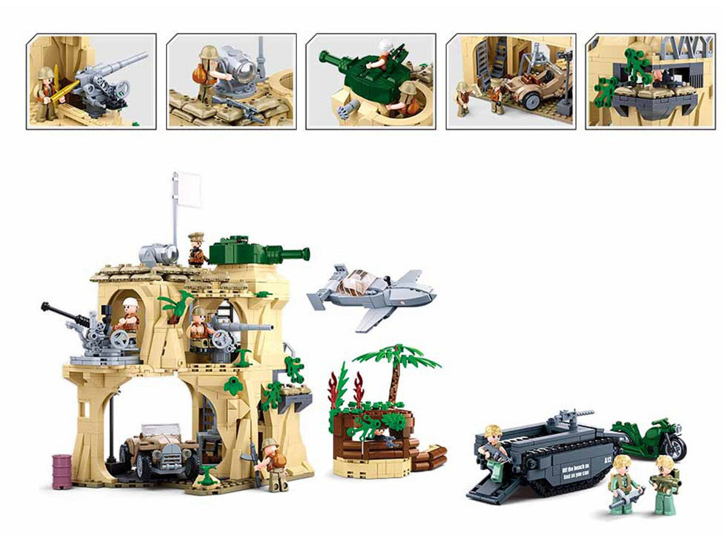 Sluban WWII Battle of Iwo Jima M38-B1111