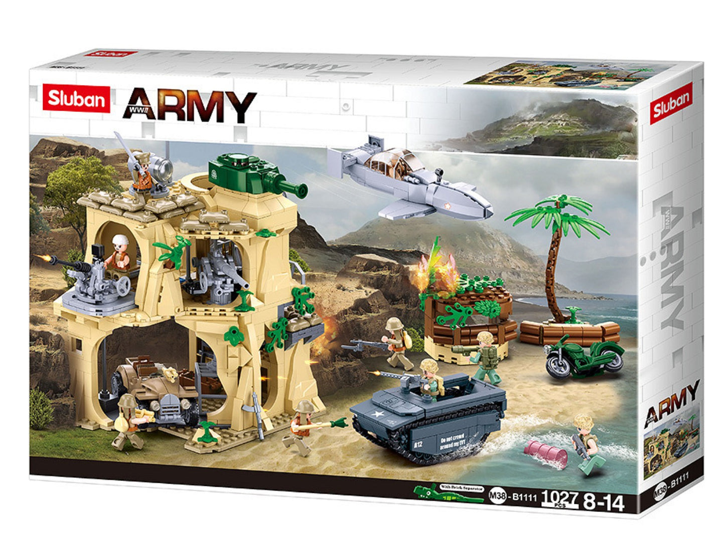 Sluban WWII Battle of Iwo Jima M38-B1111