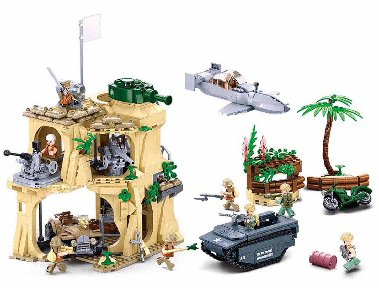 Sluban WWII Battle of Iwo Jima M38-B1111