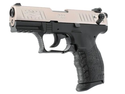 Walther P22Q 9 mm P.A.K., Nickel-Finish