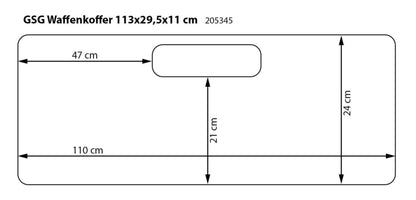 GSG Koffer Large Schwarz