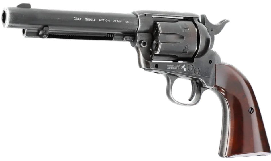 Colt SAA .45 - 5.5" 4,5 mm (.177) Diabolo, CO₂, < 3,0 J, Antik-Finish