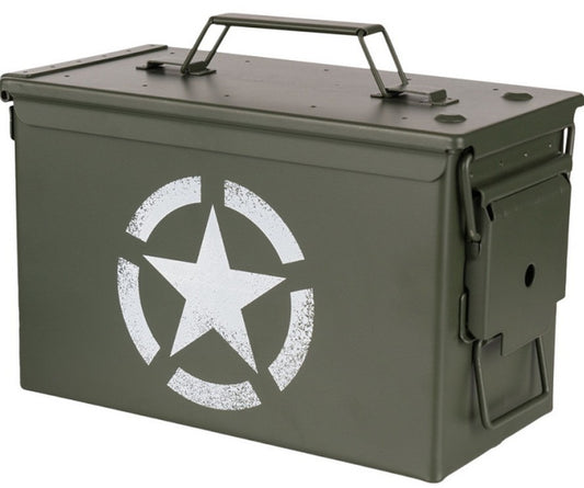 Munitionskiste Kal. 50mm - US Armee Stern