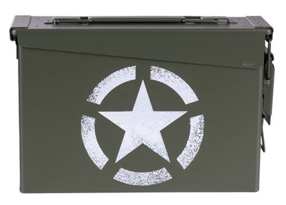 Munitionskiste Kal. 30 mm – US-Armee-Stern