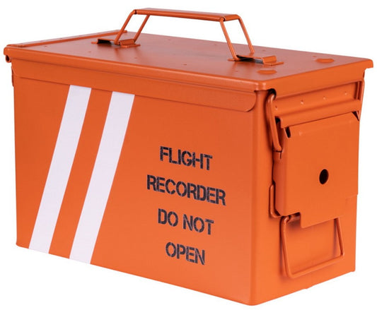 Munitionskiste Kal. 50 mm – Flugschreiber