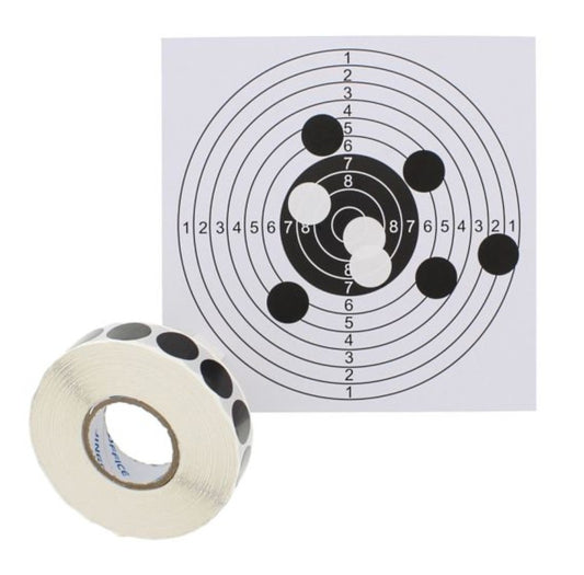 Schusspflaster 19 mm, schwarz