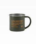 Alpha Industries Steel Mug – Edelstahlbecher mit Emaille