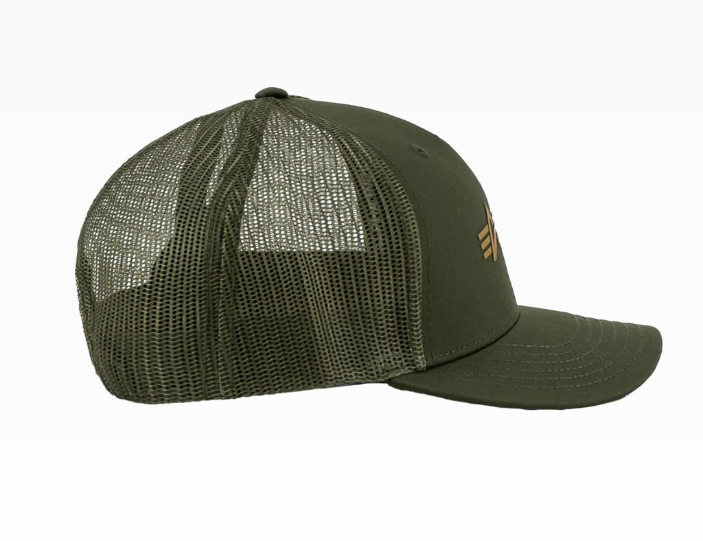 Baseball Cap Alpha Label Trucker Cap