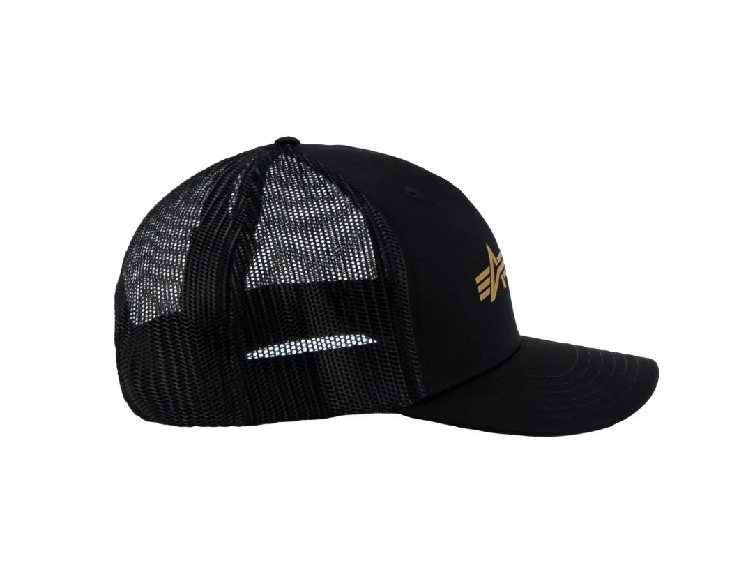 Baseball Cap Alpha Label Trucker Cap