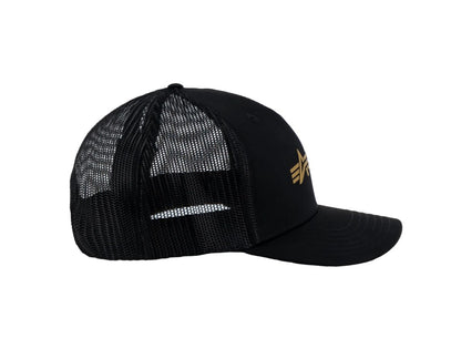 Baseball Cap Alpha Label Trucker Cap