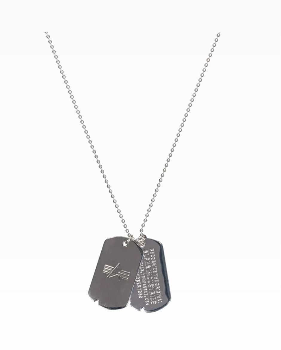 Alpha Bottle Dog Tag Necklace Erkennungsmarke