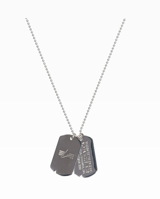 Alpha Bottle Dog Tag Necklace Erkennungsmarke