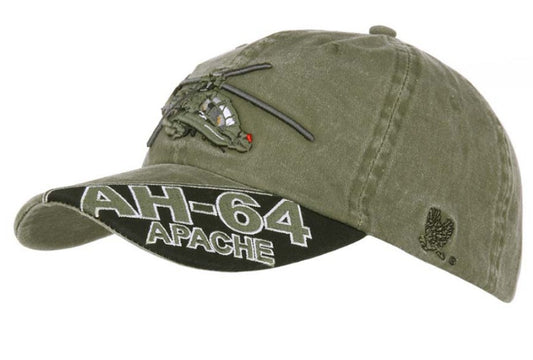 Baseballkappe AH-64 Apache, stonewashed