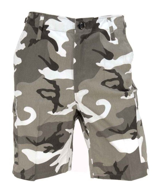 Bermuda US "Glatt" - Camouflage Div. Farben