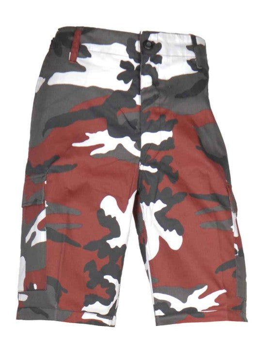 Bermuda US "Glatt" - Camouflage Div. Farben