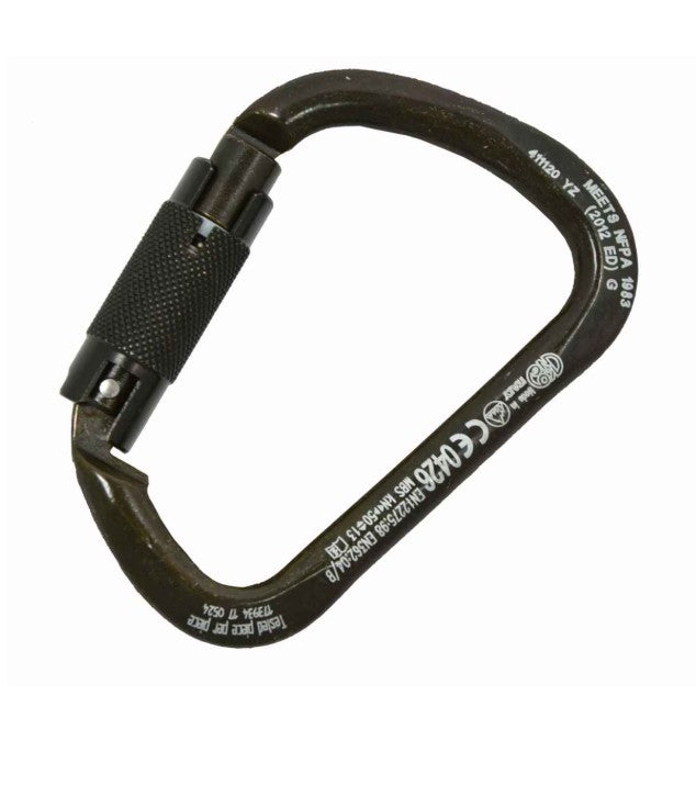 Karabiner, Kong large Auto-Block schwarz neu