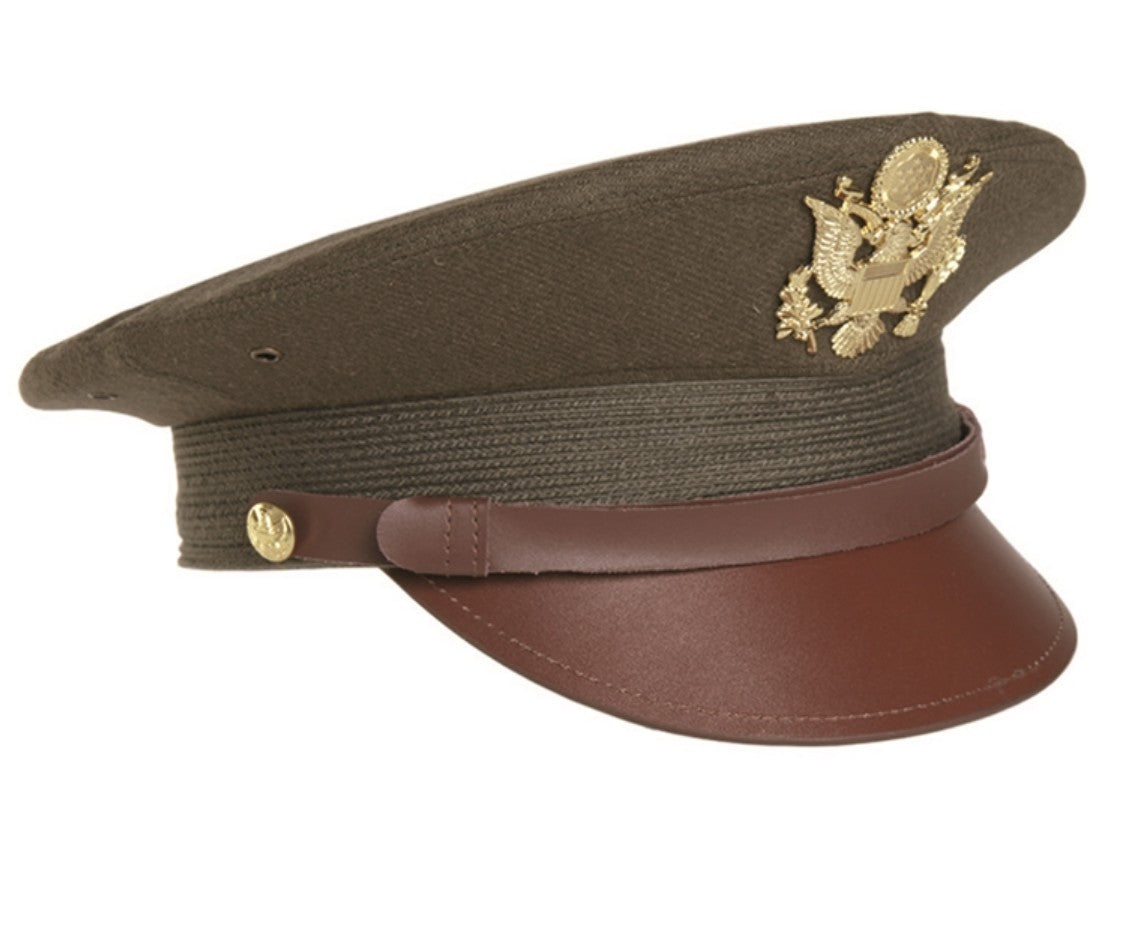US OFFZ.VISOR HAT M.ABZ.OD (REPRO) Schirmmütze