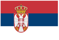 Flagge Serbien