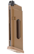 Glock 19X coyote CO2 Ersatzmagazin – 18 BBs, Metall