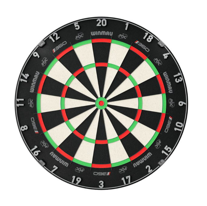 Winmau Blade 6 Triple Core Carbon Dartboard – PDC Official 360°
