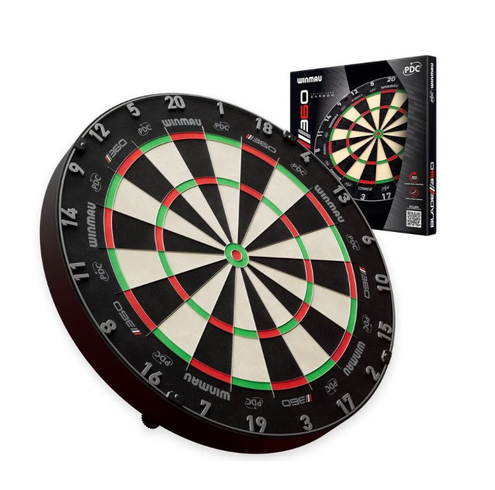 Winmau Blade 6 Triple Core Carbon Dartboard – PDC Official 360°